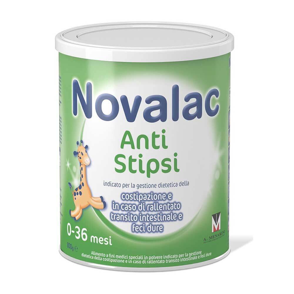 Novalac Anti-Stipsi Alimento in Polvere per Bambini 0-36 Mesi, 800g