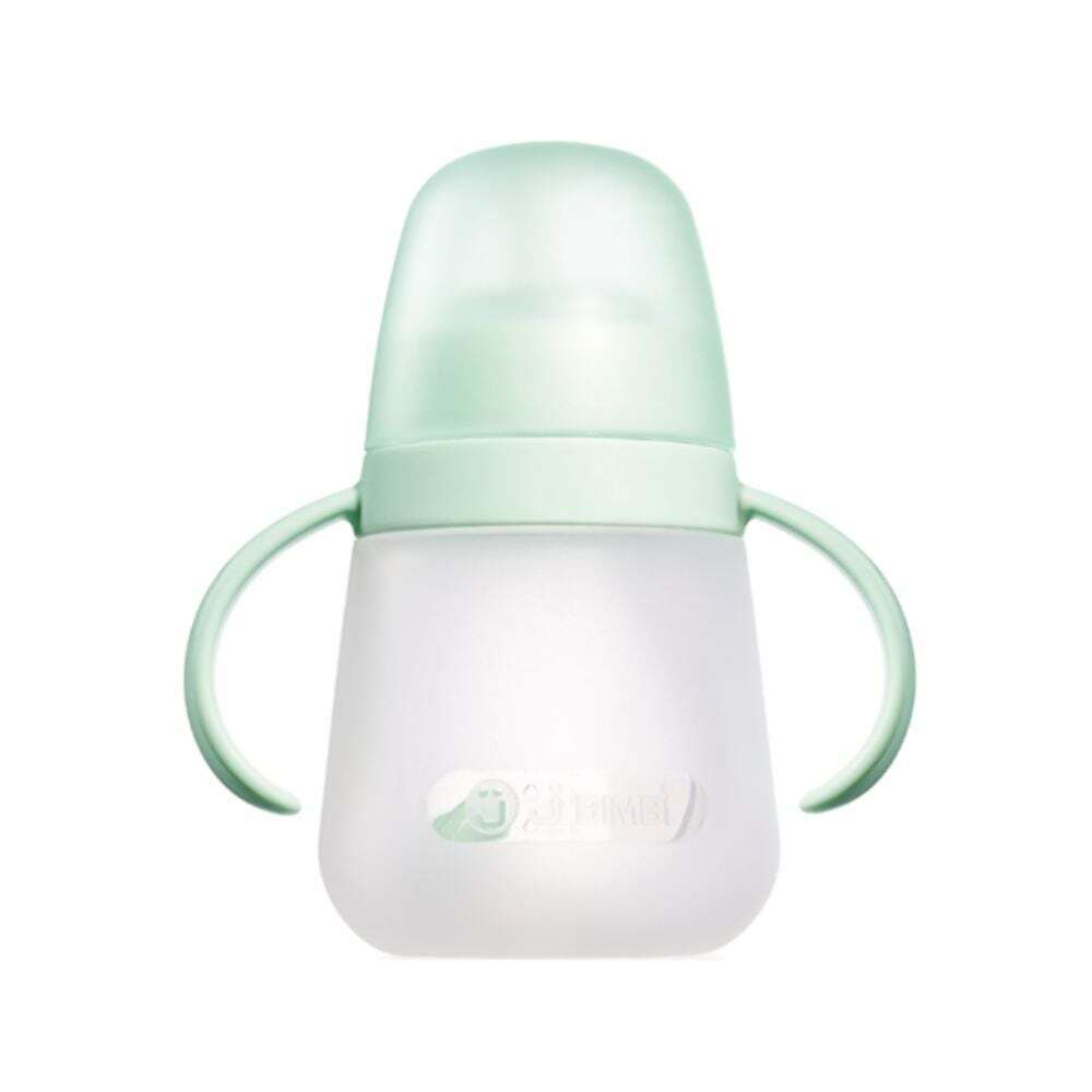J Bimbi My Soft Cup Tazza Morbida in Silicone 6m+ Verde Acqua, 270ml