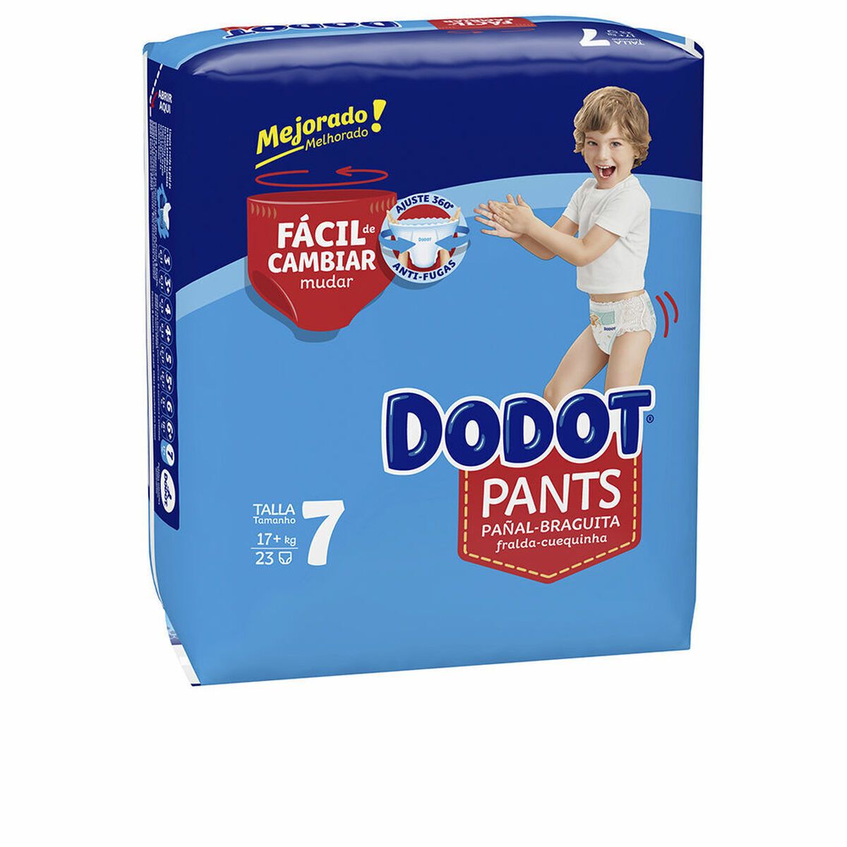 Pannolini Dodot Pants Taglia 7 17 kg [23 Unità]