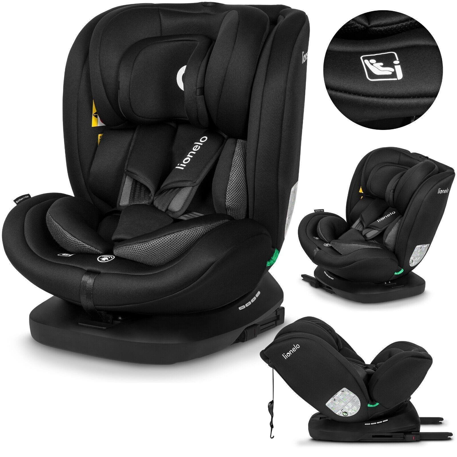 Seggiolino auto seggiolino auto bambini Lionelo BASTIAAN I-SIZE Isofix Top...