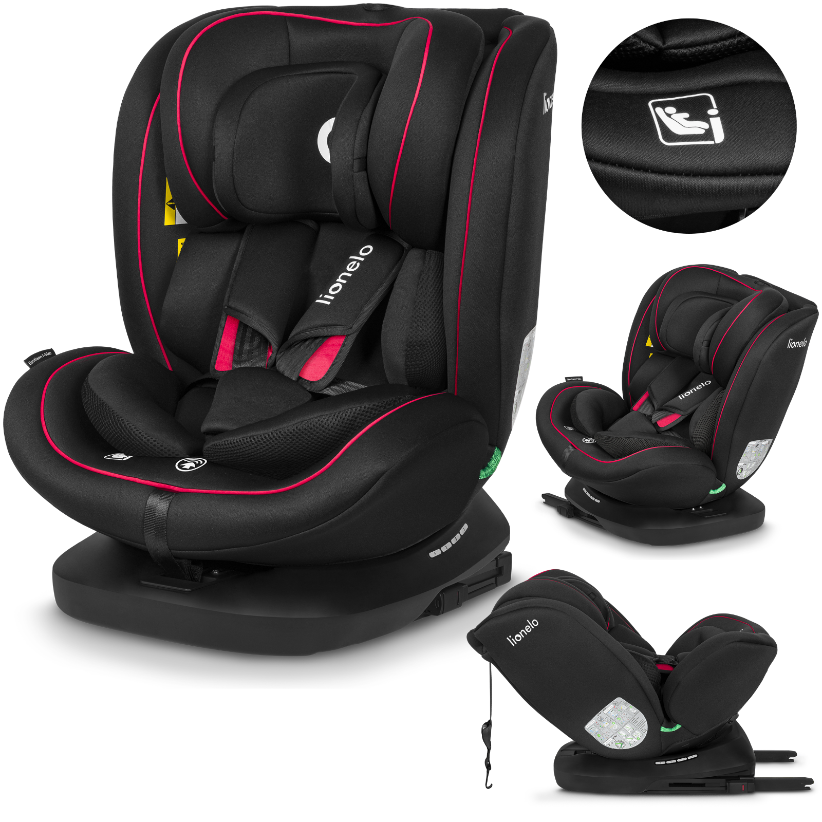Seggiolino auto seggiolino auto Lionelo BASTIAAN I-SIZE Isofix Top Tether