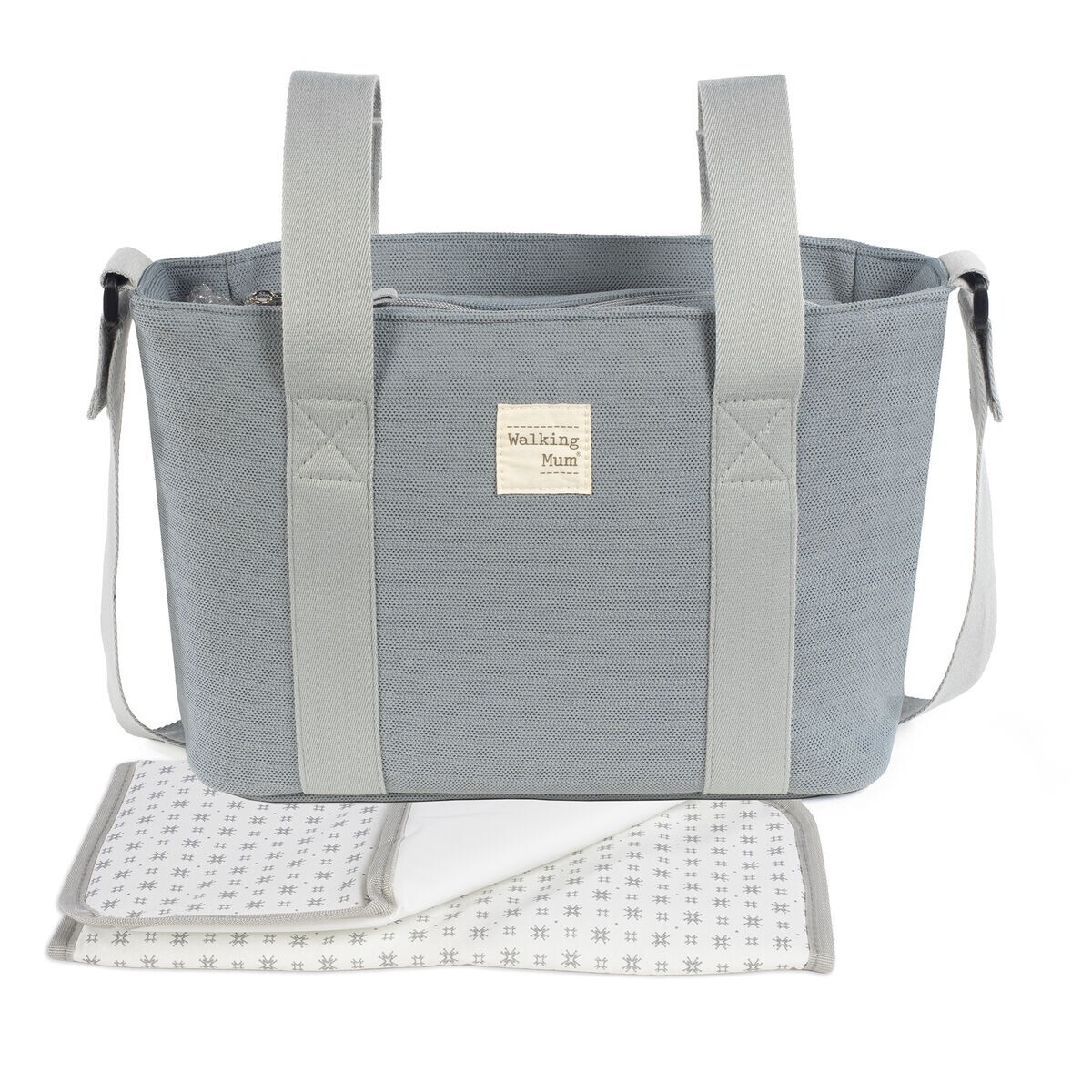 Walking Mum by Pasito a Pasito Borsa Fasciatoio con Tracolla ECO MUM CLOUD
