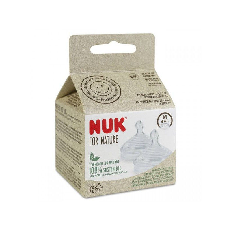 Nuk Tettarelle Nuk For Nature Silicone S 2 Pezzi 10709113-Nuk