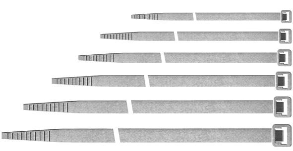 25PZ FASCETTE GIGANTI  CABLAGGIO 1000X12,6 MM - NEUTRA MAURER FASCETTA CABLAGGIO