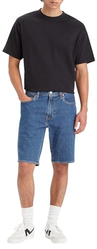 Levi'S 405 Standard Shorts, Pantaloncini Di Jeans, Uomo, Blue Core Cool Short, 28W