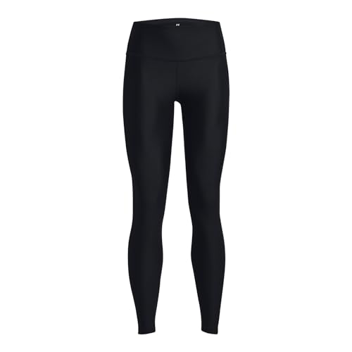Under Armour Leggings Heatgear Full Length Da Donna Bottoms Warmup, Nero, S