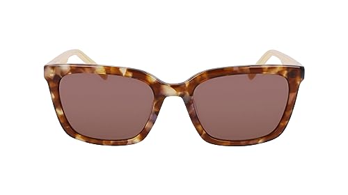 Dkny Dk546S Sunglasses, 243 Iridescent Honey Tortoise, One Size Unisex