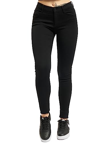 Only Onlrain Reg Skinny Jeans Cry6060 Noos, Nero (Black Denim), 36 /L30 (Taglia Produttore: Small) Donna
