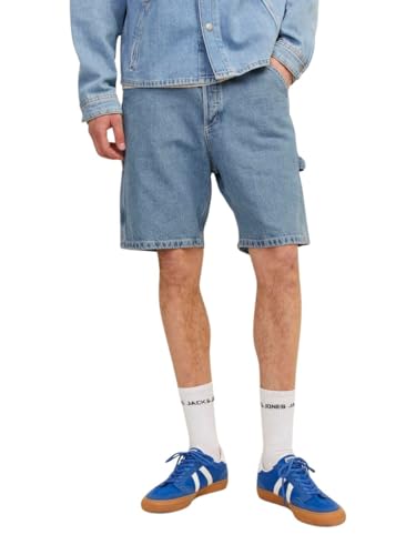 Jack & Jones Jjitony Jjcarpenter Shorts Sbd 491 Sn Pantaloncini, Blu Denim, M Uomo