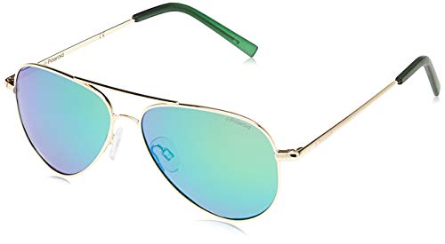 Polaroid Pld 8015/N, Occhiali Da Sole Unisex - Bambini, Multicolore (Gold N K7 J5G), 52