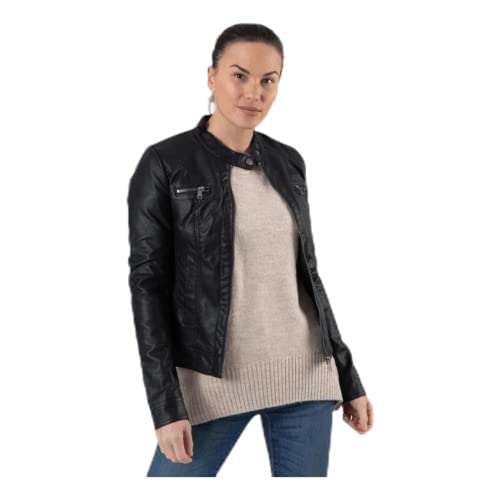Only Faux Leather Jacket Onlbandit Faux Leather Jacket Black 38 Black 3 38