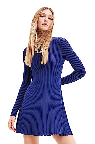 Desigual Vest_Venice Nan, Blu, Xl Donna