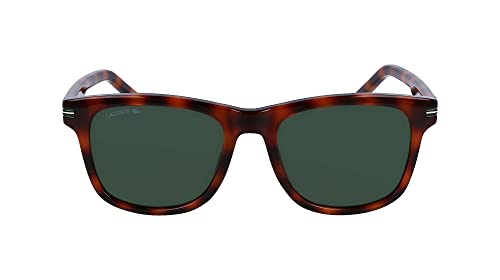 Lacoste Men'S Sunglasses L995S - Havana With Solid Green Lens