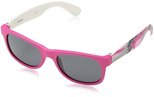 Polaroid P0300 Y2, Occhiali Da Sole Unisex - Bambini, Rosa (Tcs/Y2 Pk Camufuchs), 43