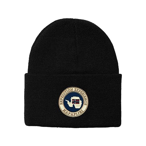 Napapijri F Mountain Expedition Experience Beanie Hat - Black-One Size
