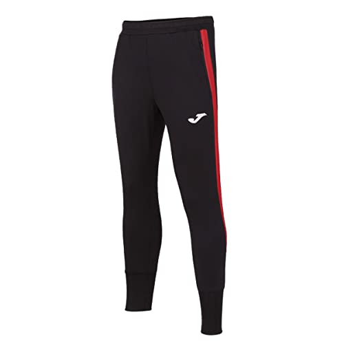 Joma Advance, Pantalón Deportivo Hombre, Negro-Rojo, Xl