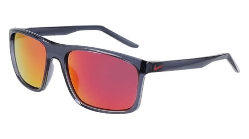 Nike Sun Occhiali, 021 Dark Grey Polar Red F, 58 Unisex-Adulto