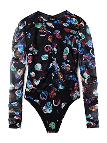 Desigual Body Blouse, Nero, Xs Donna