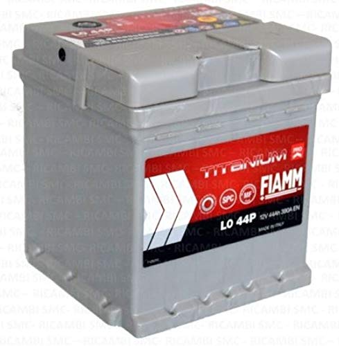 Fiamm Titanium Plus L044+, Batteria Per Automobile, 44Â Ah, 390Â A, Polo Positivo A Destra