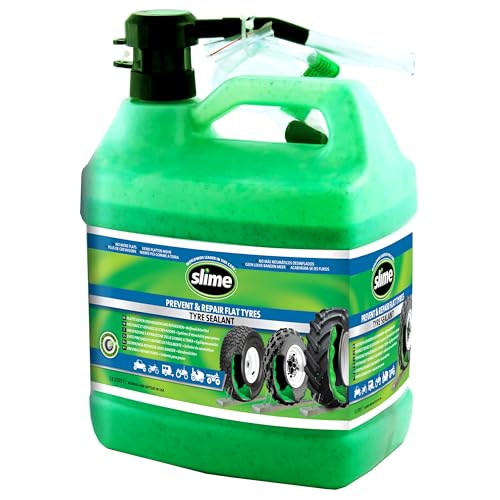 Slime Sdsb-1G/02-In Sigillante Pneumatico Antiforatura Con Pompa, Per Trattori, Camion, Rimorchi, Veicoli Fuoristrada E Quad, Non Tossico, Ecologico,