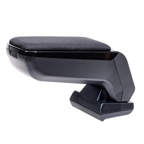 Rati Armster S Armrest Compatibile Con Honda Jazz 2016-2019 [Fabric, Black]