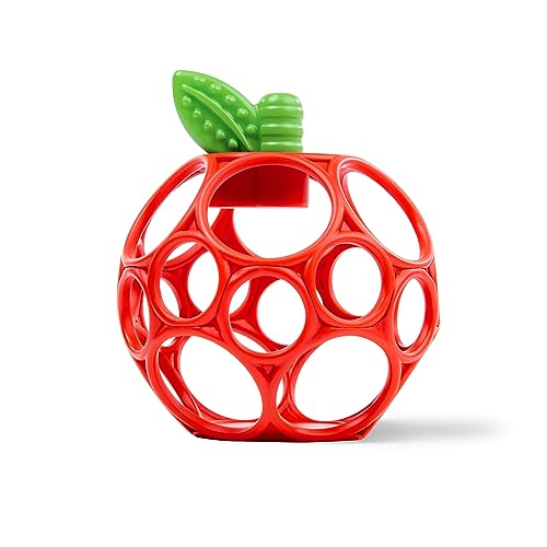 Bright Starts, Giocattolo Massaggiagengive A Forma Di Mela Hold My Own Con Tecnologia Oball Facile Da Afferrare, Collezione Hold My Own, Privo Di Bpa,