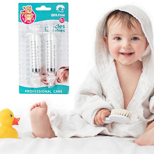Siringa Nasale Bebe Con Punta In Silicone Per Uso Delicato Per Neonati E Bambini In Età Inferiore A 4