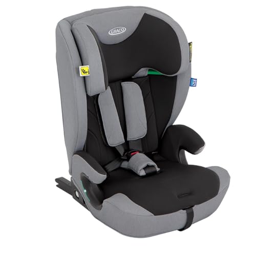 Graco - Energi™ I-Size R129 Seggiolino Auto 2-In-1 Rialzo Con Schienale Con Isofix E Top Tether, Da 76 A 150Cm (15 Mesi Fino A Circa 12 Anni), Colore