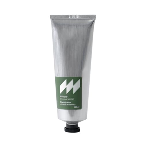 Monolite, Schiuma Da Barba Da Uomo, Crema Da Barba, Lenisce Irritazioni, Riduce Il Rossore, Antinfiammatorio, Rigenerante, Estratto Di Aloe, Estratto