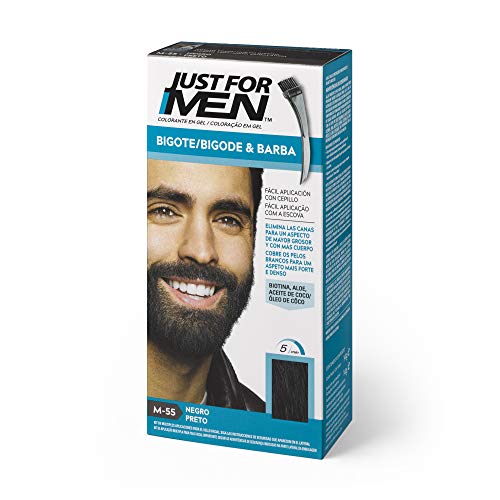 Colorante En Gel Bigote, Barba Y Patillas #Negro 15 Ml