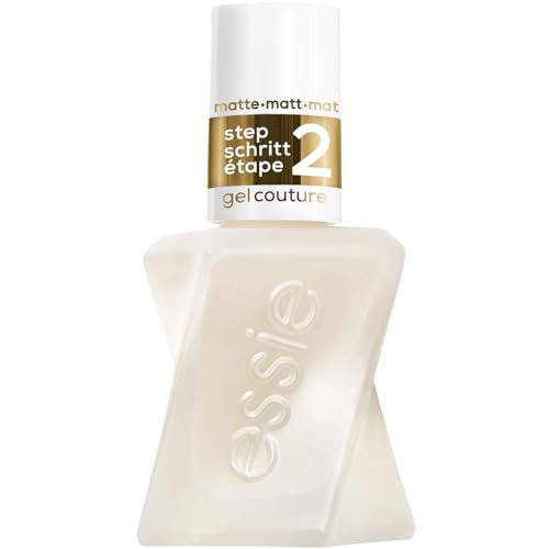 Essie Smalto Top Coat, Per Unghie Effetto Gel Dal Risultato Professionale, Finish Matte, Lunga Durata Fino A 15 Giorni, Gel Couture, 13,5 Ml