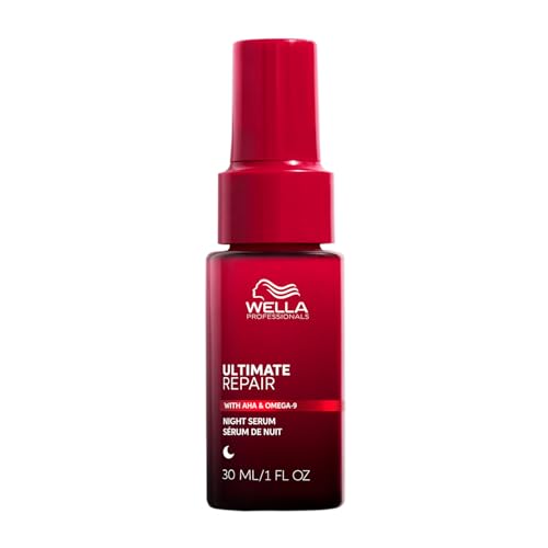 Wella Professionals Siero Notturno Per Capelli Ultimate Repair - Siero Senza Risciacquo Per Capelli Secchi/Danneggiati - Trattamento Anticrespo (30Ml)