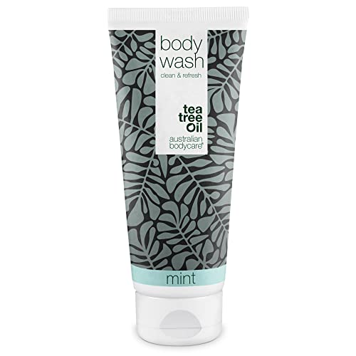 Australian Bodycare Body Wash 200Ml | Tea Tree Oil Puro Biologico E Menta | Gel Doccia Uomo All'Olio Di Melaleuca I Bagnoschiuma Donna Per Pelle Secca