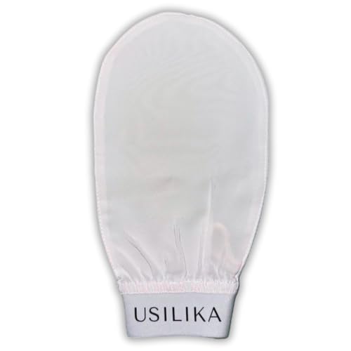 Guanto Esfoliante Corpo Seta, Guanto Di Crino, Hammam, Esfoliante Efficace Scrub Corpo E Viso In Seta Naturale, Donna E Uomo, Pulisce In Profondità La