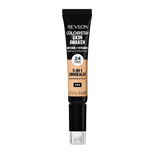 Revlon Colorstay Skin Awaken 5-In-1 Concealer, Correttore Viso Leggero E Cremoso A Lunga Durata Con Caffeina E Vitamina C, Per Imperfezioni, Occhiaie
