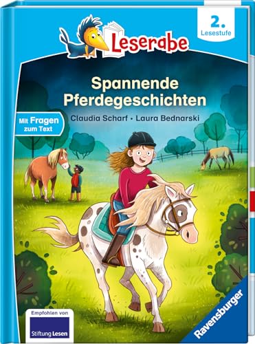Spannende Pferdegeschichten - Lesen Lernen Mit Dem Leseraben - Erstlesebuch - Kinderbuch Ab 7 Jahren - Lesen Üben 2. Klasse Mädchen Und Jungen (Lesera