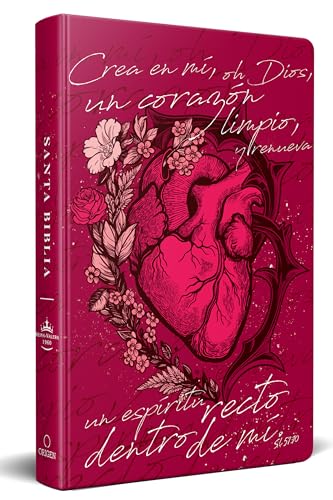 Biblia Reina Valera 1960 Letra Grande, Tapa Dura, Tamaño Manual Corazón (Rosada) / Spanish Bible Rvr 1960. Handy Size, Large Print, Hardcover, Pink