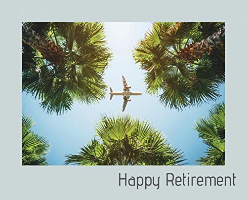 Happy Retirement Guest Book ( Landscape Hardcover ): Guest Book For Retirement, Message Book, Memory Book, Keepsake, Landscape, Retirement Book To ...