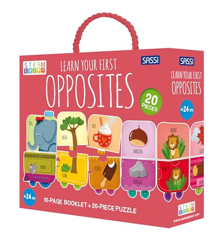 Learn Your First Opposites. Steam Puzzle. Ediz. Illustrata. Con Puzzle