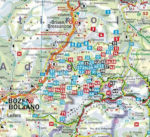 Dolomiten Band 1 - Grödnertal: Mit Rosengarten, Langkofel Und Seiser Alm. 74 Touren Mit Gps-Tracks