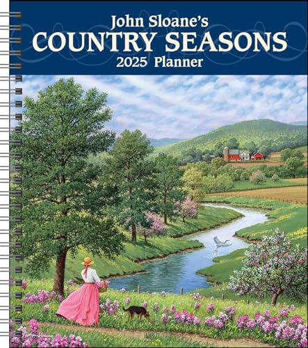 John Sloane'S Country Seasons 12-Month 2025 Monthly/Weekly Planner Calendar