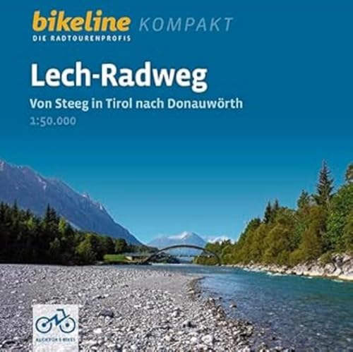 Lech-Radweg: Von Steeg In Tirol Nach Donauwörth. 1:50.000, 260 Km, Gps-Tracks Download, Live-Update