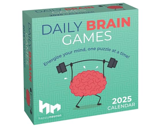 Daily Brain Games 2025 Day-To-Day Calendar: Energize Your Mind, One Puzzle At A Time!