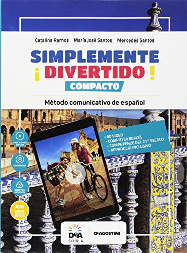 ¡Simplemente Divertido! Compacto. Per La Scuola Media. Con E-Book. Con Espansione Online. Con Formato Audio Mp3. Con Libro: En Mapas. Con Dvd-Rom [Lin