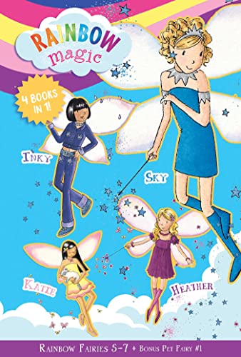 Rainbow Fairies: Sky The Blue Fairy / Inky The Indigo Fairy / Heather The Violet Fairy / Katie The Kitten Fairy (5-7)