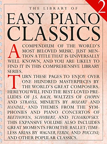 Library Of Easy Piano Classics 2