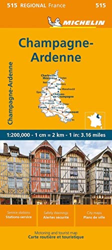 Champagne-Ardenne: Straßen- Und Tourismuskarte 1:200.000