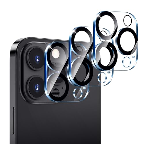 Mmobiel Set Di 3 Protezioni Per Lenti Del Telefono Per 16 Pro/Pro Max [3 Pack] Vetro Temperato Protezione Obiettivo, Scudo Obiettivo Resistente Ai Gra