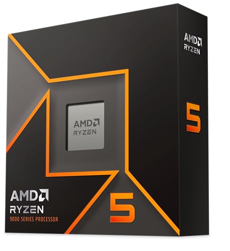Amd Ryzen 5 9600X Processore 6 Core/12 Thread, Architettura Zen 5, 38 Mb Di Cache L3, Tdp Di 65 W, Boost Di Frequenza Fino A 5,4 Ghz, Socket Am5, Ddr5