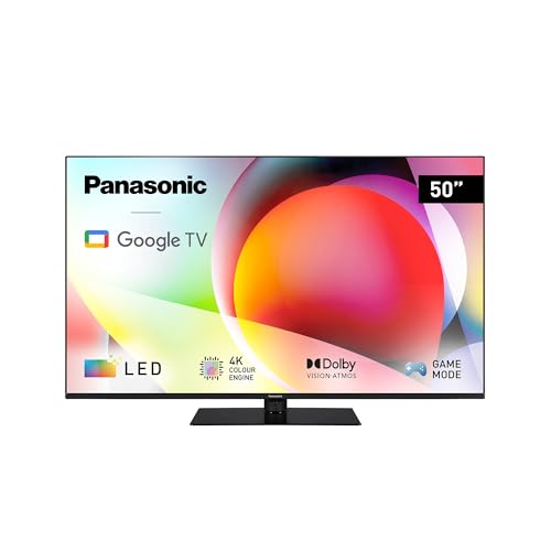 Panasonic Tn-50W70Aez, Serie W70 50 Inch 4K Ultra Hd Led Smart Tv, 2024, Google Assistant, Chromecast, Dolby Vision & Atmos, Game Mode, Bluetooth, Per